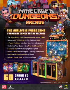 Minecraft Dungeons Arcade by Raw Thrills