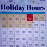 2023 Holiday Hours