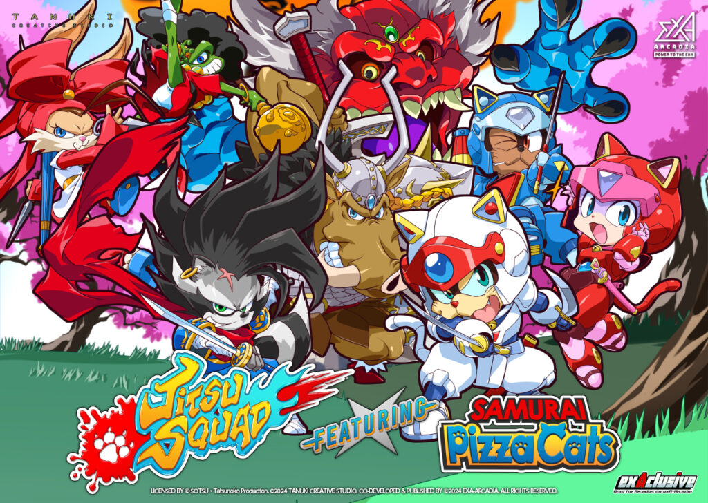 Jitsu Squad Featuring the Samurai Pizza Cats