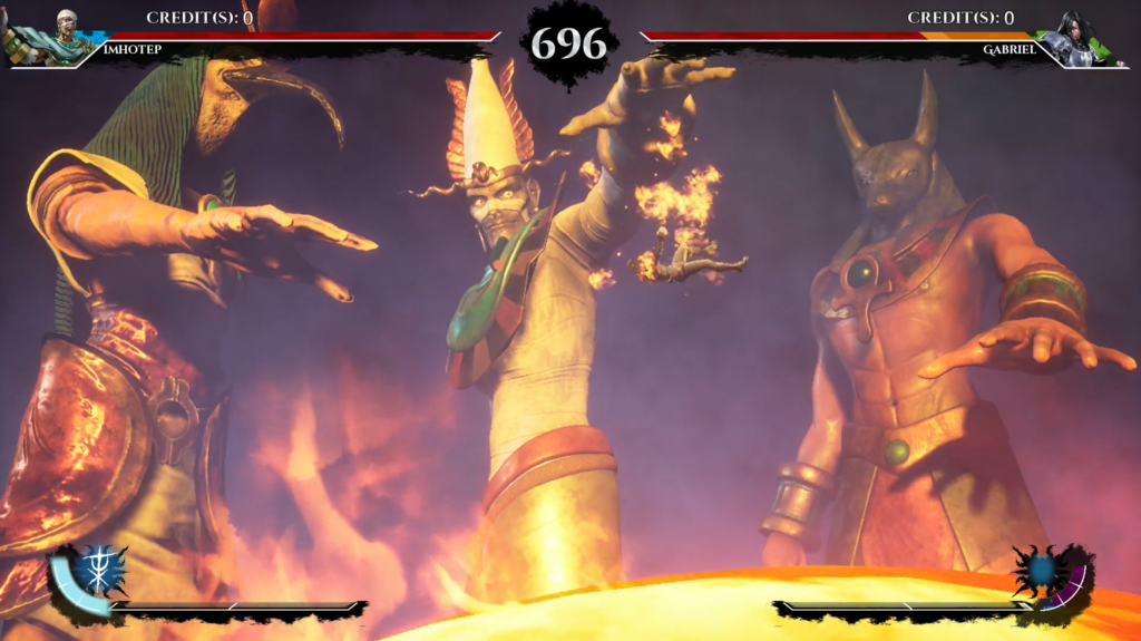 Omen of Sorrow: Arising Chaos Imhotep EX attack
